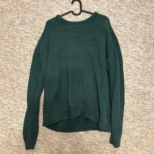 GAP Women's Deep Green Crew Neck Sweater